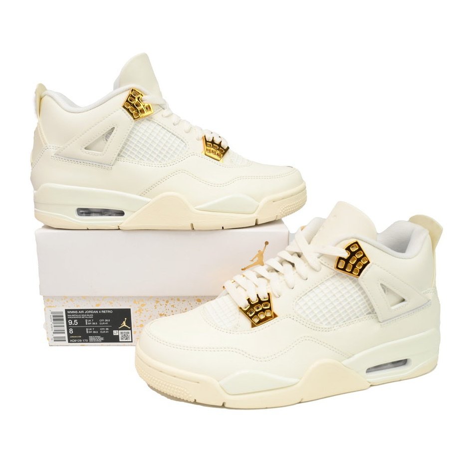 JORDAN 4 x OR MÉTALLIQUE