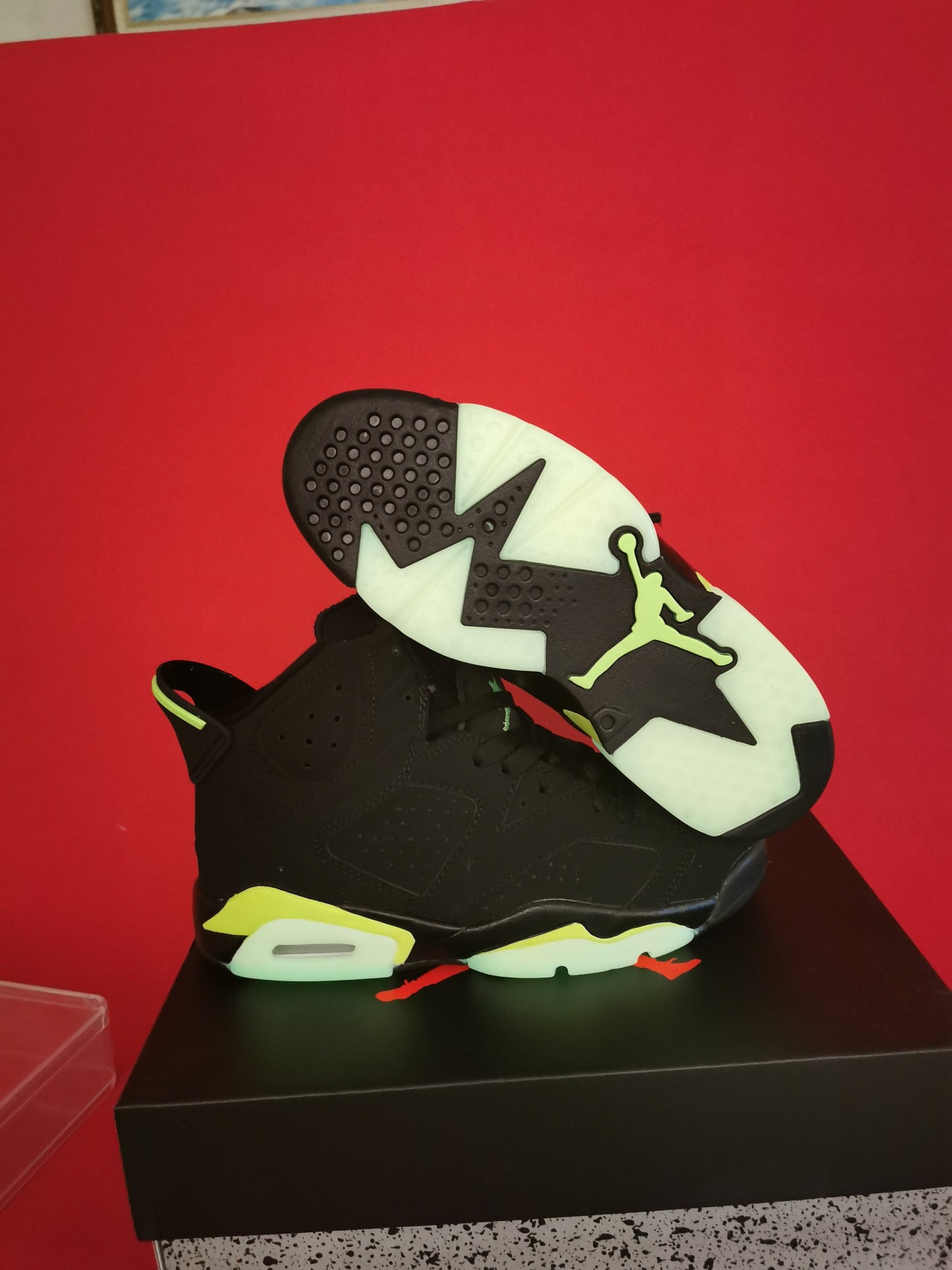 Jordan 6 Noir et vert