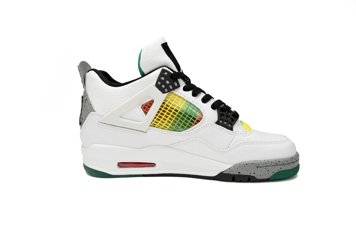 Jordan WMNS 4 Retro Jamaica Blanc Vert 
