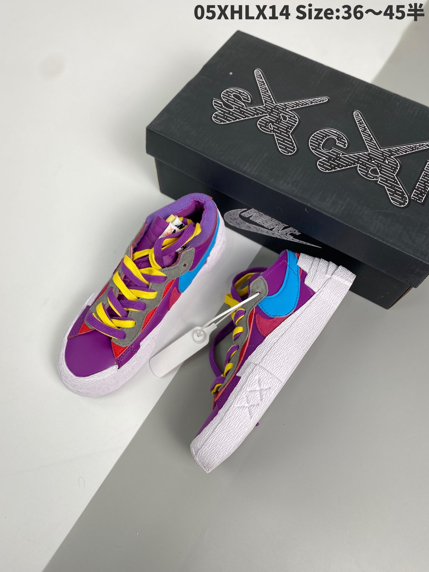 KAWS x Sacai x Nike Blazer Violet Crépuscule