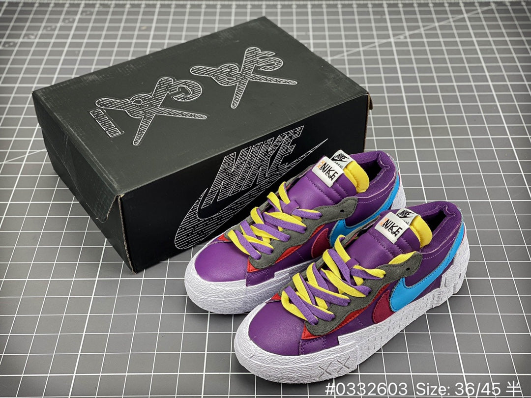 KAWS x Sacai x Nike Blazer Violet Crépuscule