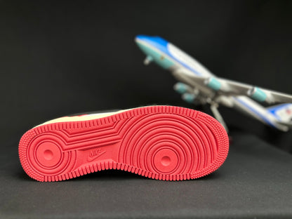 NIKE AIR FORCE 1 « Big Swoosh Rouge »