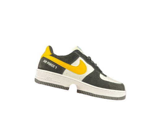 NIKE AIR FORCE 1 Low « Swoosh noir/blanc/jaune »