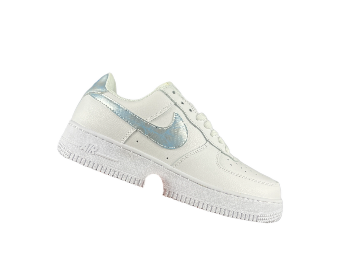 NIKE AIR FORCE 1 Low « Blanc/Bleu Iridescent Mist »