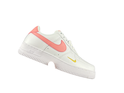 NIKE AIR FORCE 1 « Mini Swoosh Blanc/Rose »