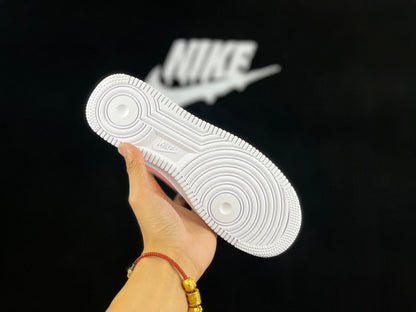 NIKE AIR FORCE 1 « Mini Swoosh Blanc/Rose »
