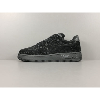 NIKE AIR FORCE 1 x LOUIS VUITTON NOIR/NOIR