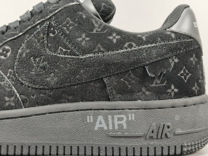 NIKE AIR FORCE 1 x LOUIS VUITTON NOIR/NOIR