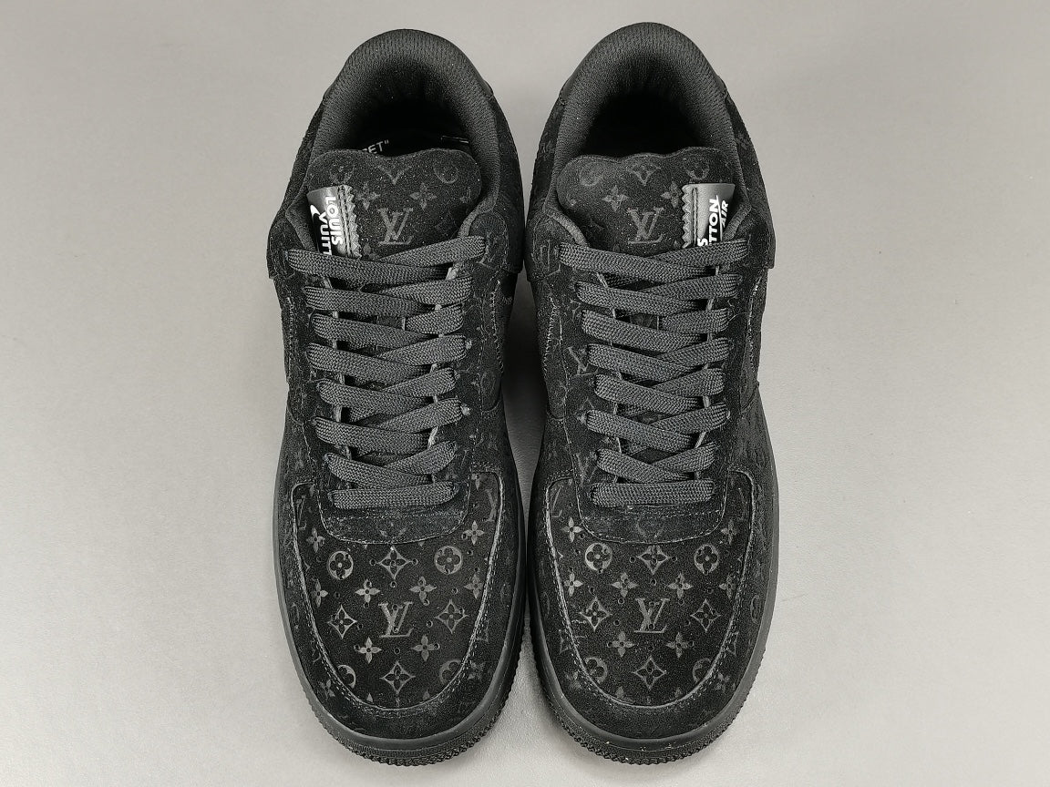 NIKE AIR FORCE 1 x LOUIS VUITTON NOIR/NOIR