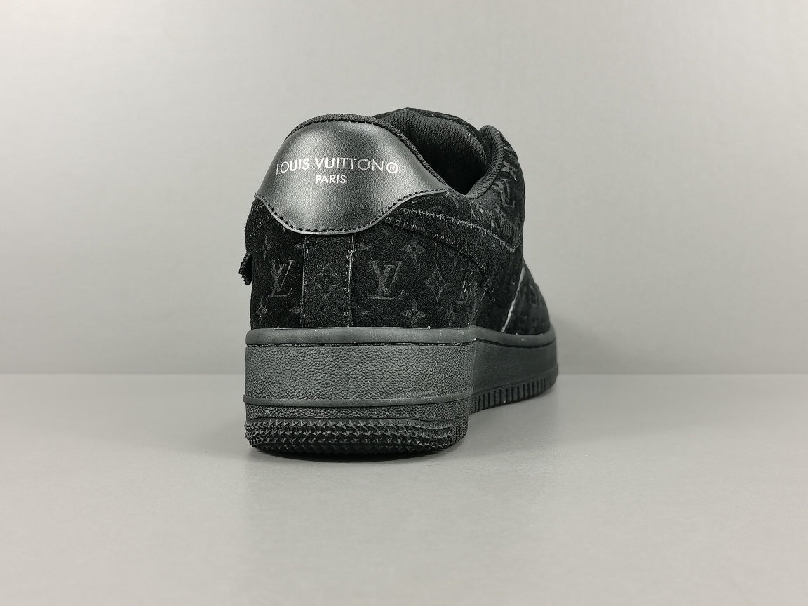 NIKE AIR FORCE 1 x LOUIS VUITTON NOIR/NOIR