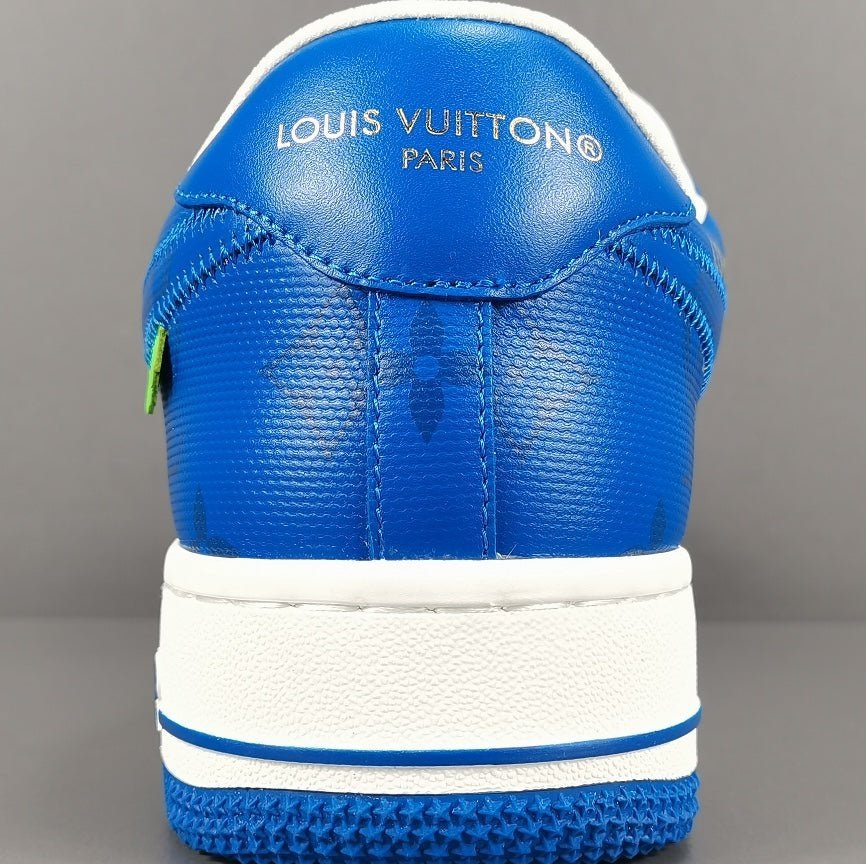 NIKE AIR FORCE 1 x LOUIS VUITTON BLEU/BLANC