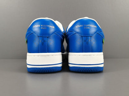 NIKE AIR FORCE 1 x LOUIS VUITTON BLEU/BLANC