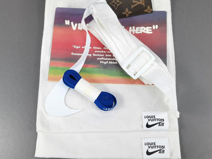 NIKE AIR FORCE 1 x LOUIS VUITTON BLEU/BLANC