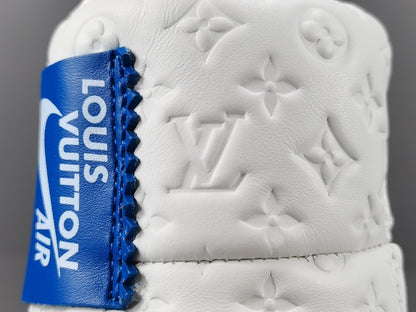 NIKE AIR FORCE 1 x LOUIS VUITTON BLEU/BLANC