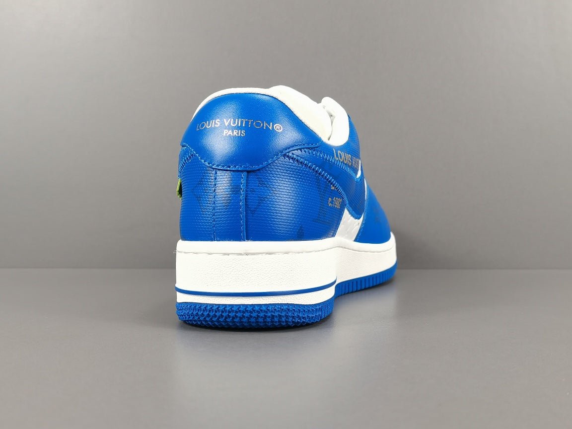 NIKE AIR FORCE 1 x LOUIS VUITTON BLEU/BLANC