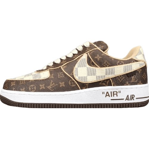 NIKE AIR FORCE 1 x LOUIS VUITTON MARRON