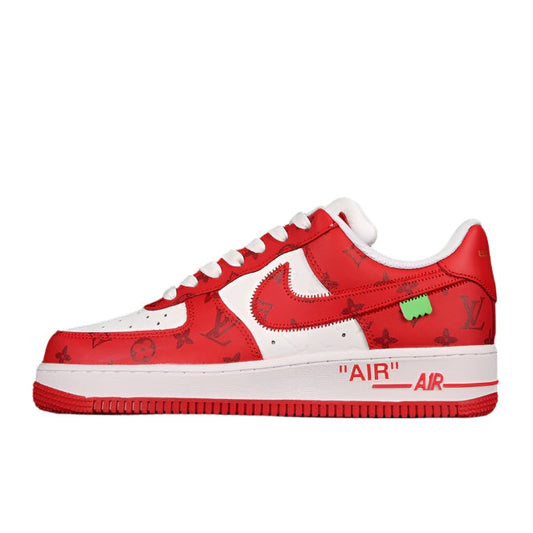 NIKE AIR FORCE 1 x LOUIS VUITTON VIRGIL ABLOH BLANC ROUGE