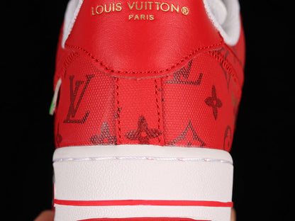NIKE AIR FORCE 1 x LOUIS VUITTON VIRGIL ABLOH BLANC ROUGE