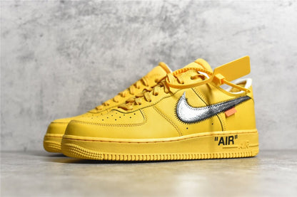 NIKE AIR FORCE 1 x OFF-WHITE ICA UNIVERSITY GOLD 