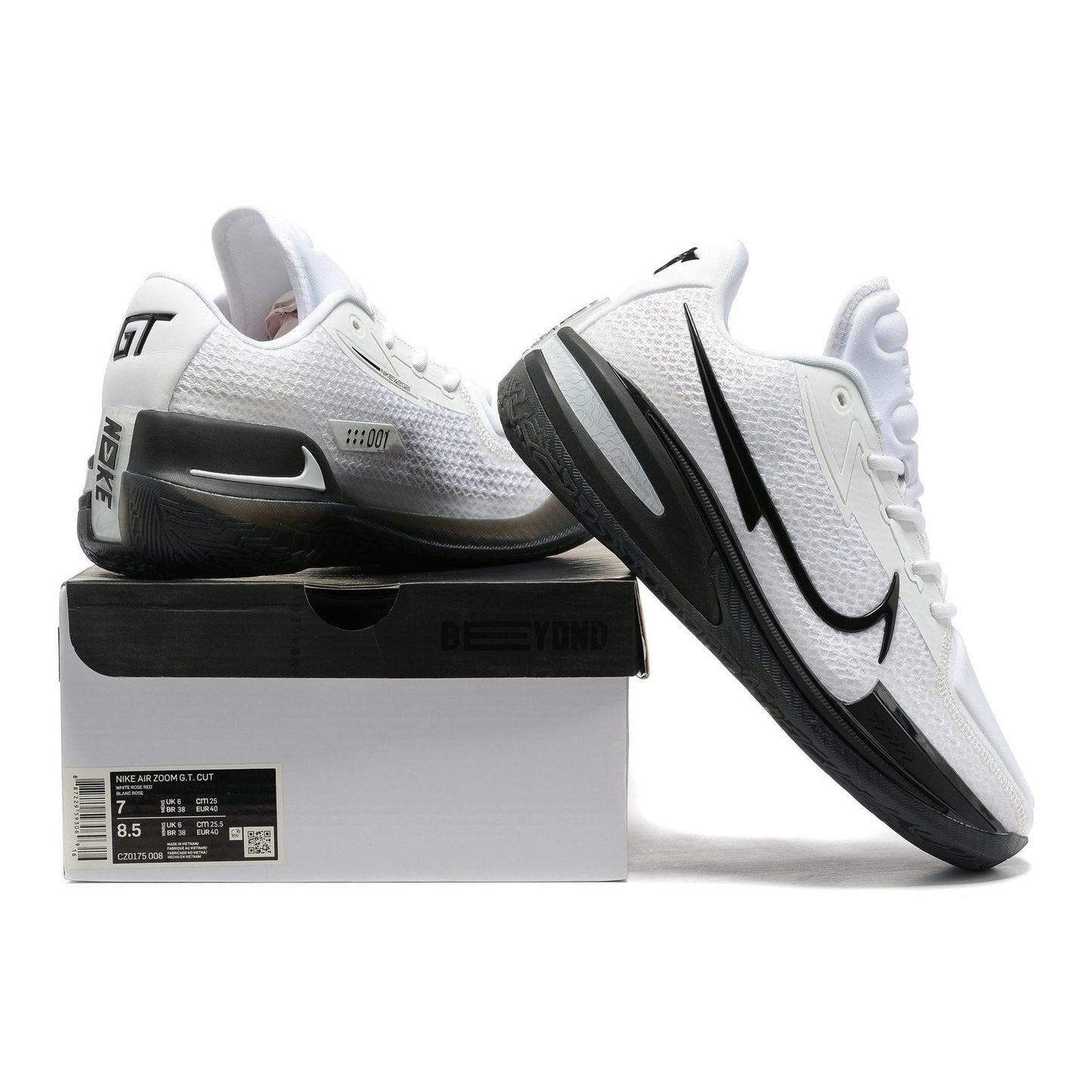 NIKE AIR ZOOM GT CUT x BLANC NOIR
