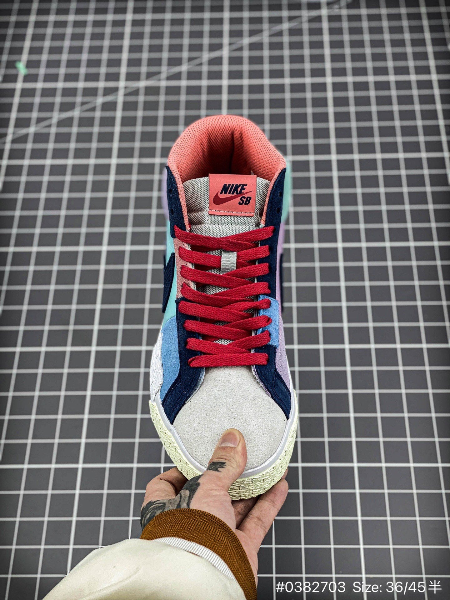 Nike Blazer Mid PRM « mosaïque bleue »