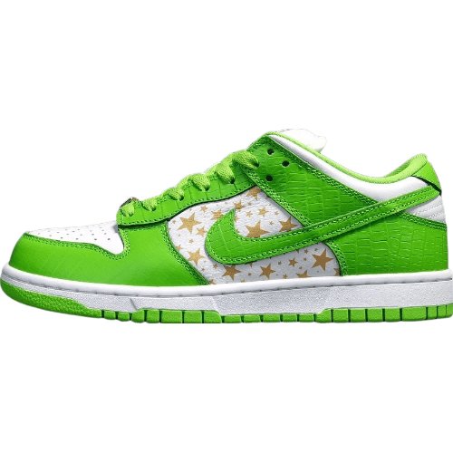 NIKE SB DUNK x SUPREME STARS VERT MOYEN