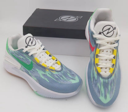 NIKE ZOOM GT CUT 2 x BLEU VERT GOMME