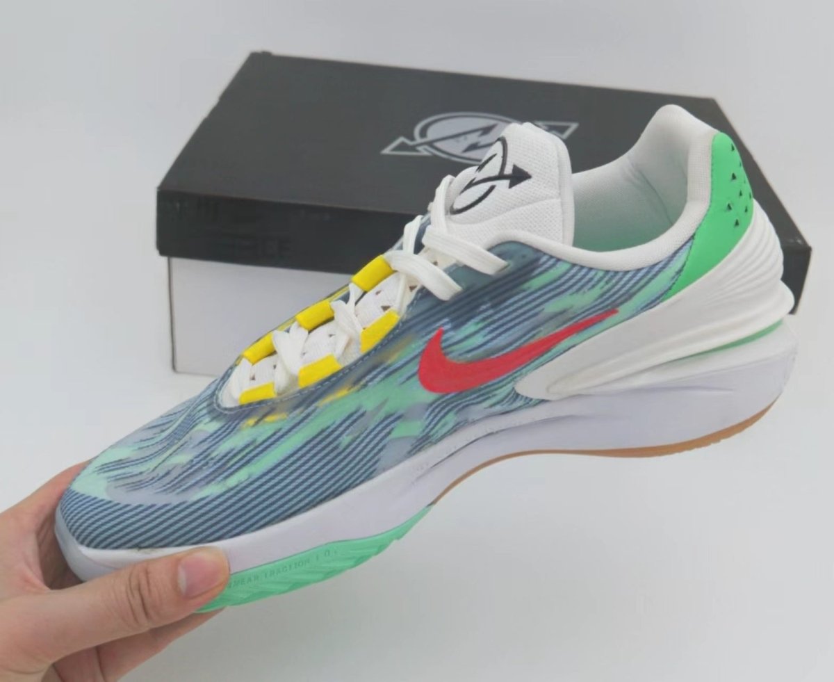 NIKE ZOOM GT CUT 2 x BLEU VERT GOMME