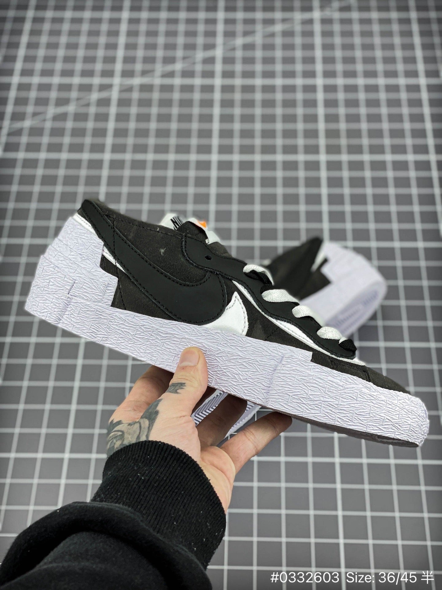 Sacai x Nike Blazer « Gris fer »