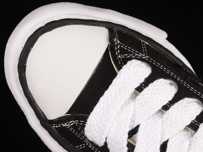 MAISON MIHARA YASUHIRO PETERSON OG SEMELLE TOILE BASSE NOIR 