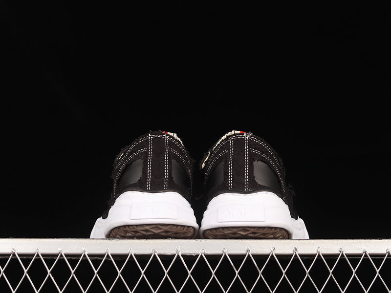 MAISON MIHARA YASUHIRO PETERSON OG SEMELLE TOILE BASSE NOIR 