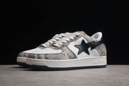 Baskets basses BAPE STA à motif peau de serpent