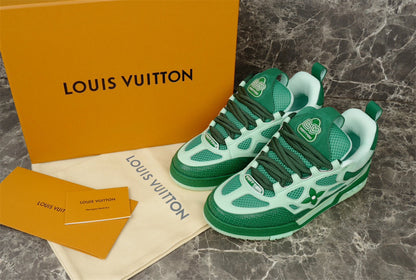 Baskets Louis Vuitton LV Skate vertes