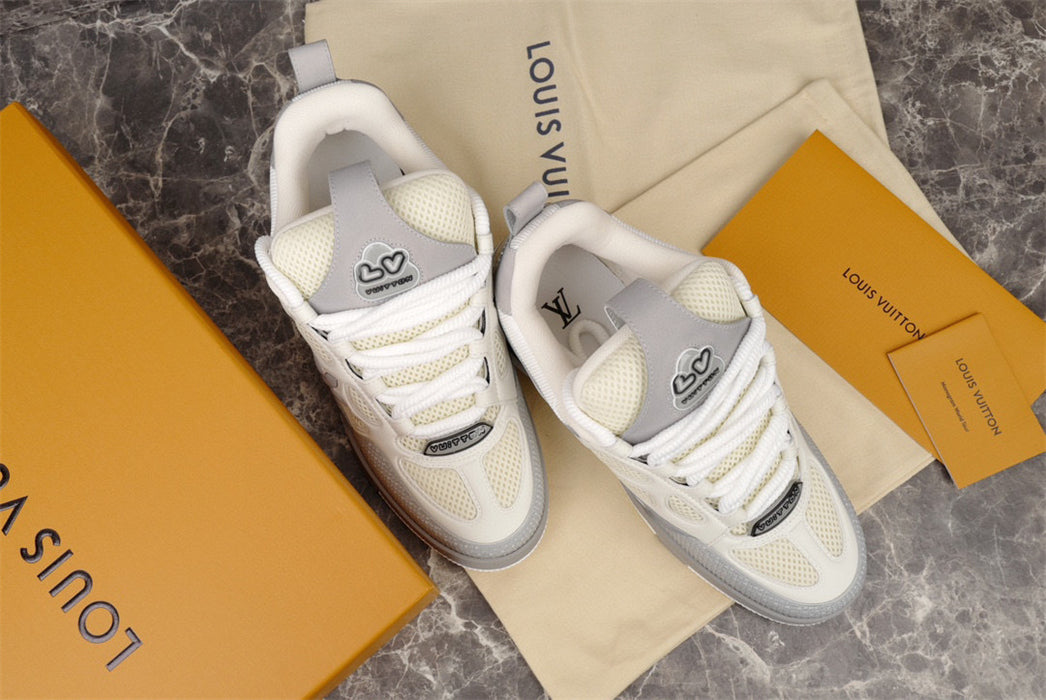 Baskets Louis Vuitton LV Skate grises