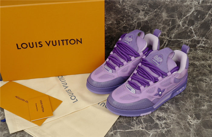 Baskets Louis Vuitton LV Skate violettes