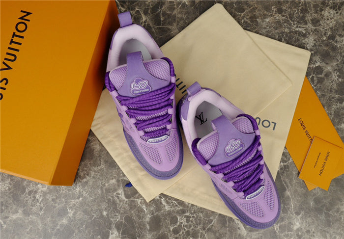 Baskets Louis Vuitton LV Skate violettes