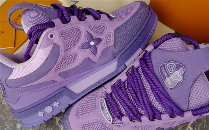 Baskets Louis Vuitton LV Skate violettes