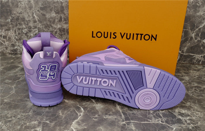 Baskets Louis Vuitton LV Skate violettes