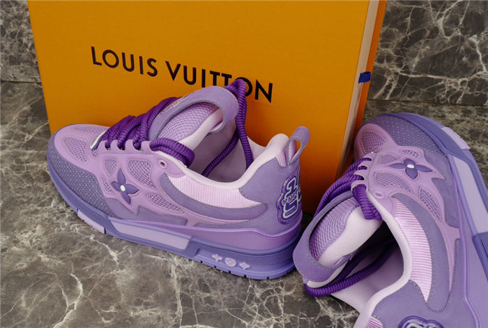 Baskets Louis Vuitton LV Skate violettes