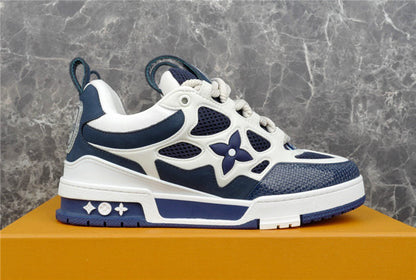 Baskets Louis Vuitton LV Skate White Marine