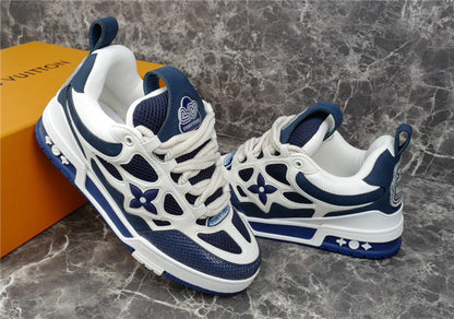 Baskets Louis Vuitton LV Skate White Marine