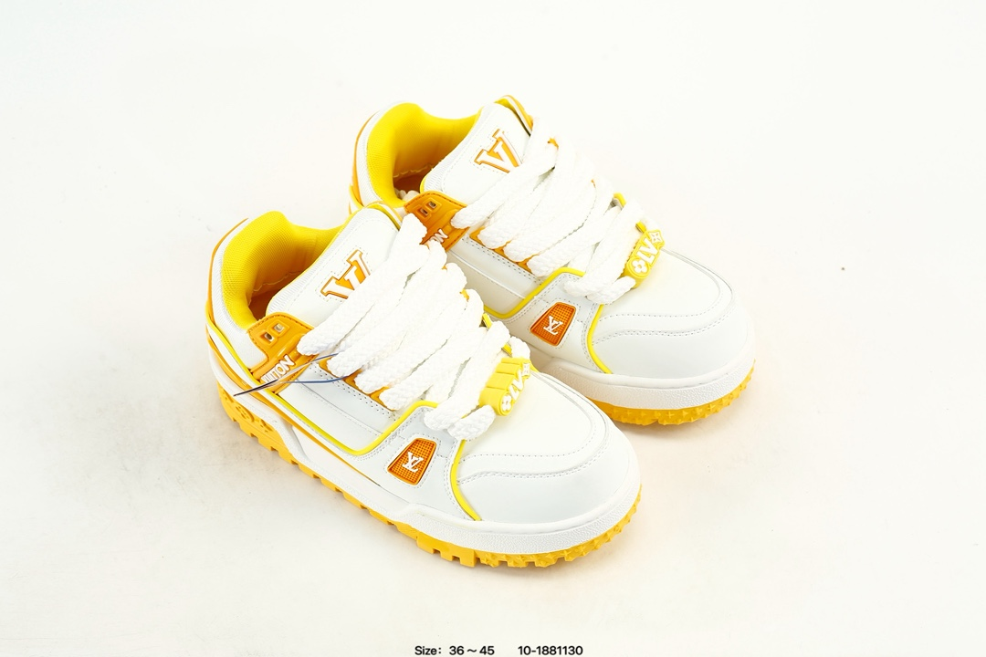 Baskets basses Louis Vuitton Trainer : l’incarnation du savoir-faire de luxe moderne