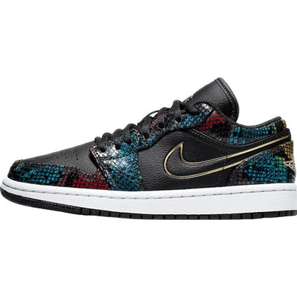 JORDAN 1 LOW x PEAU DE SERPENT MULTICOLORE 