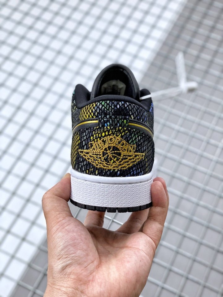 JORDAN 1 LOW x PEAU DE SERPENT MULTICOLORE 