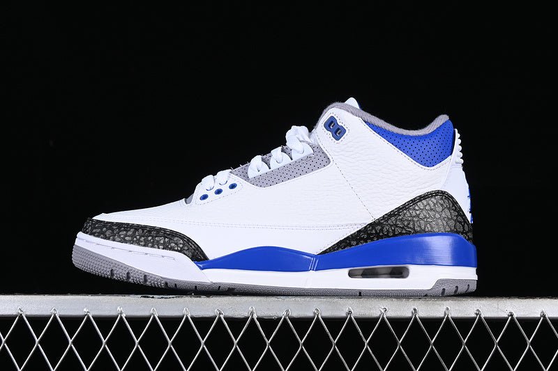 AIR JORDAN 3 RACER BLEU BLANC/GRIS/NOIR/BLEU 