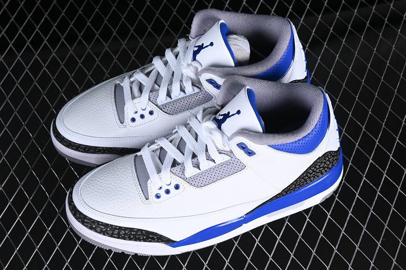AIR JORDAN 3 RACER BLEU BLANC/GRIS/NOIR/BLEU 