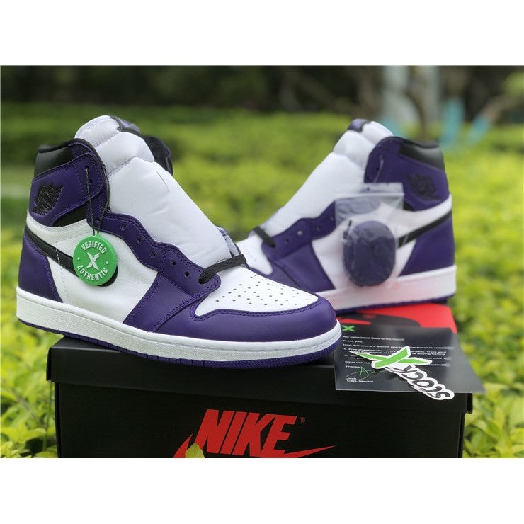 JORDAN 1 HIGH x COURT VIOLET BLANC 