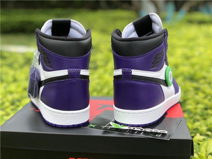 JORDAN 1 HIGH x COURT VIOLET BLANC 