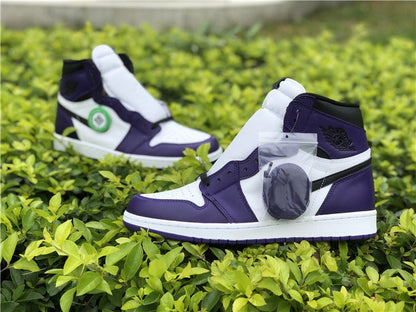 JORDAN 1 HIGH x COURT VIOLET BLANC 