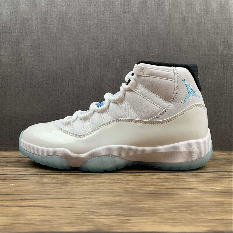 AIR JORDAN 11 RETRO 2014 BLANC/BLANC/BLEU LÉGENDE